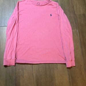 Polo by Ralph Lauren Rose Pink Crewneck Long Sleeve Top